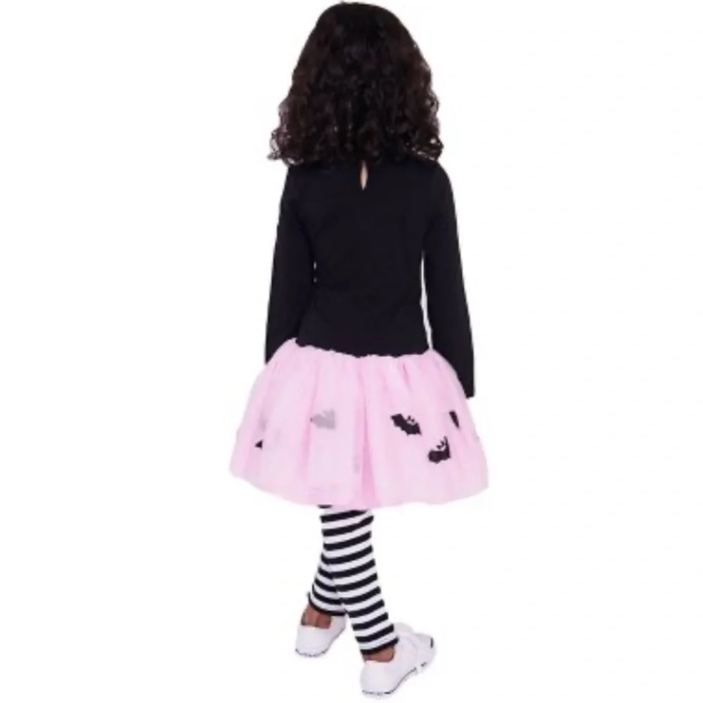 COUNTING DAISIES Girls' Halloween Spooky Vibes Tutu and Legging set size-various